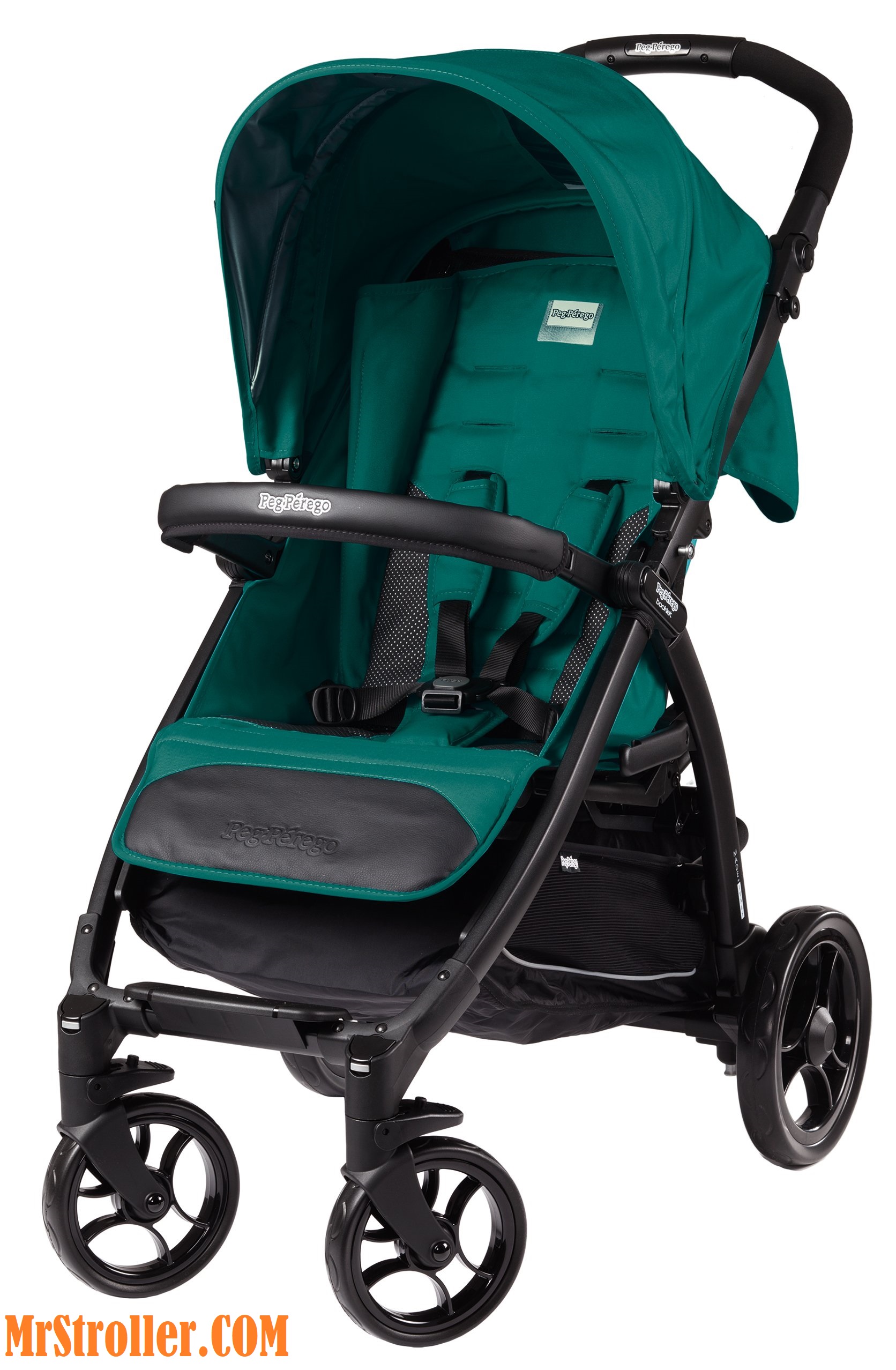 PEG PEREGO BOOKLET STROLLER TRAVEL SYSTEM ONYX